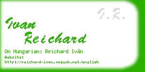 ivan reichard business card